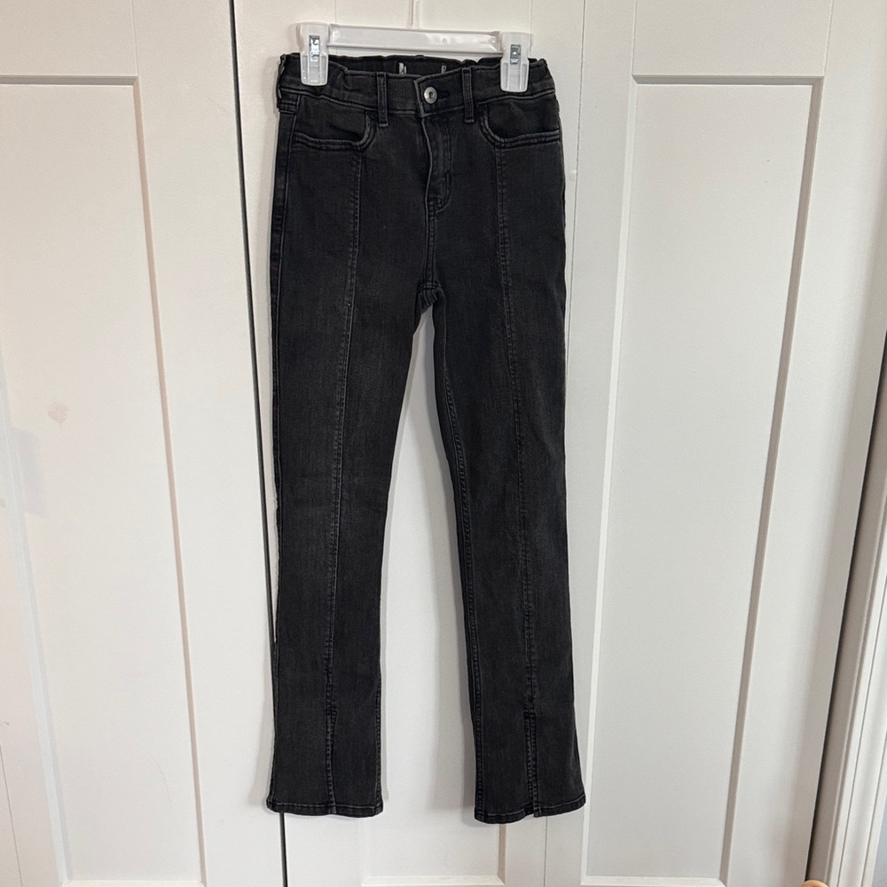 Abercrombie Kids Black Distressed Color Jeans
